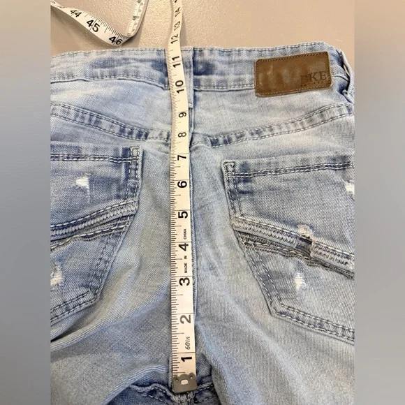 BKE Aiden Bootleg Distressed Denim Jeans 27 X 34 - Picture 6 of 11